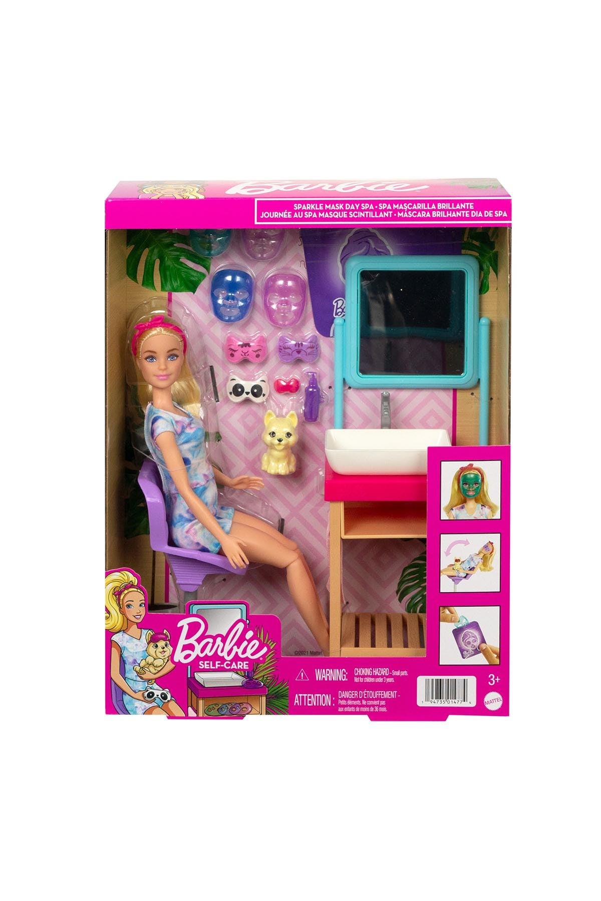 Barbie Welness- Işıltı Dolu Spa Günü Oyun Seti