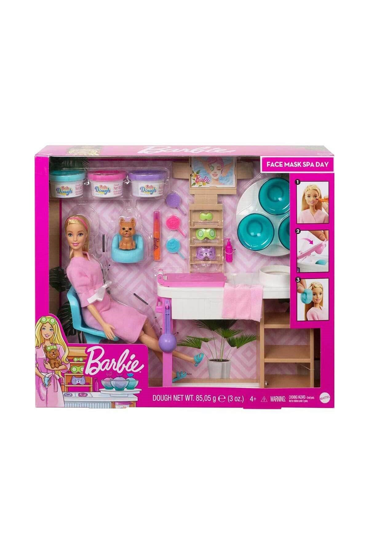 Barbie Yüz Bakımı Yapıyor Oyun Seti