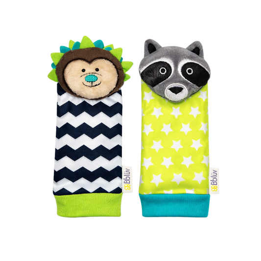 Bblüv Düo Çıngıraklı Patik Rakun ve Kirpi