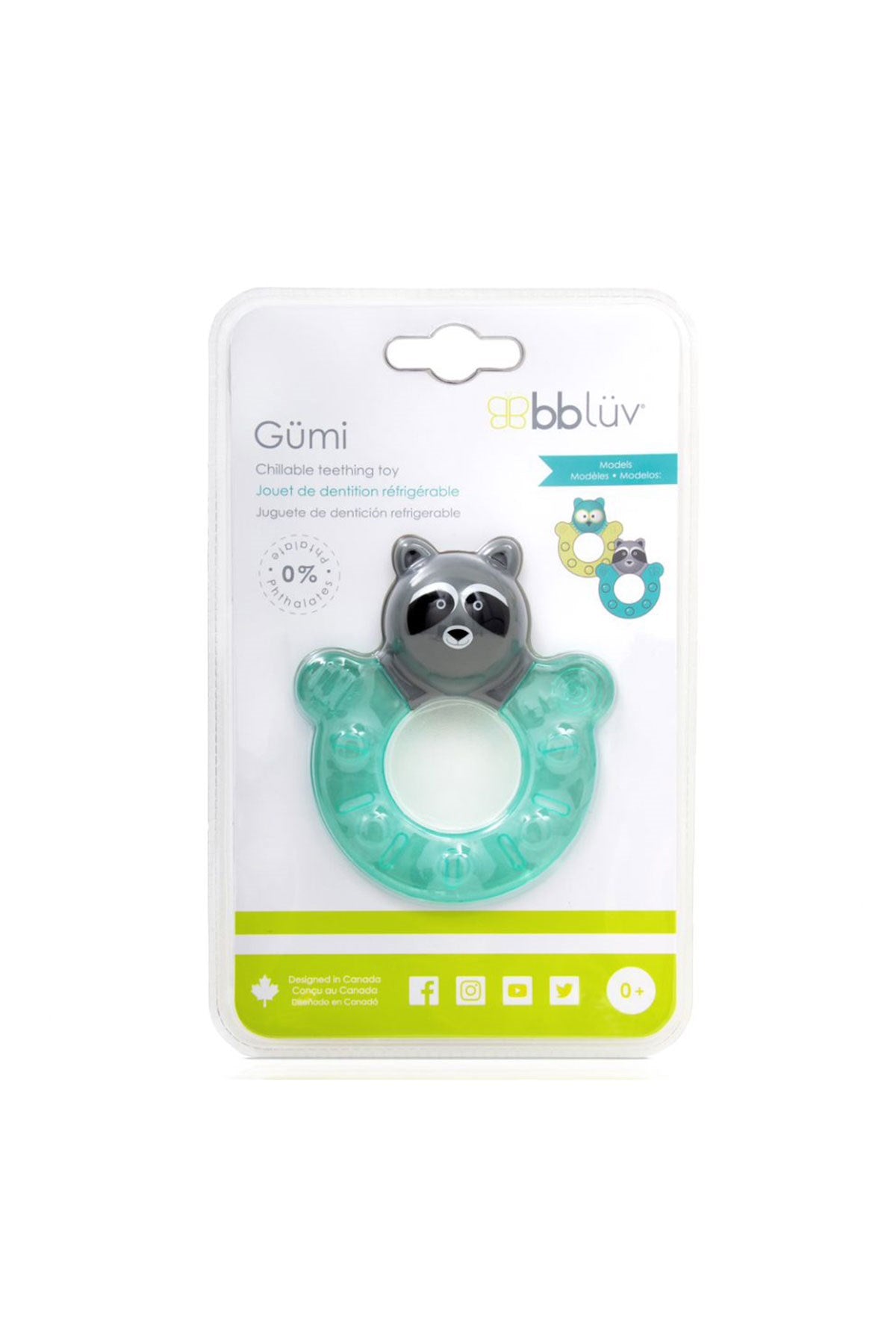 Bblüv Gümi Dişlik Rakun - Welcome Baby