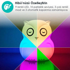 Bblüv Hibü Silikon Led Gece Lambası