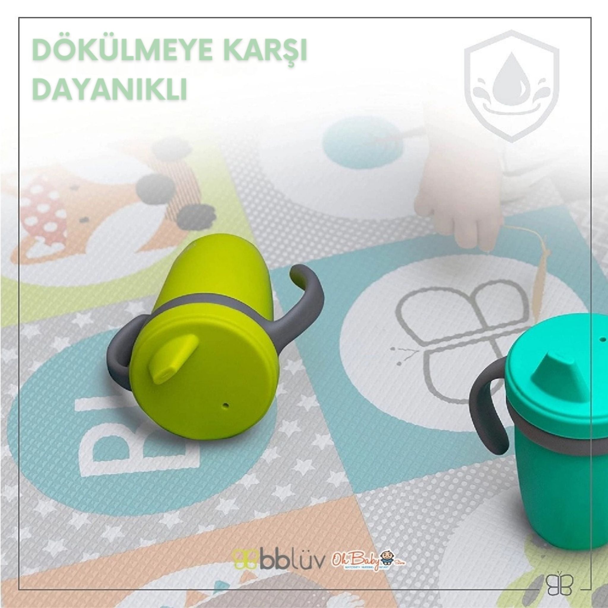 Bblüv Küp Dönüştürülebilir Silikon Damlatmaz Bardak