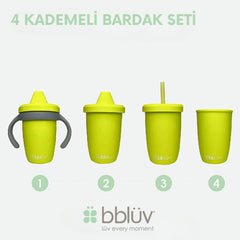 Bblüv Küp Dönüştürülebilir Silikon Damlatmaz Bardak