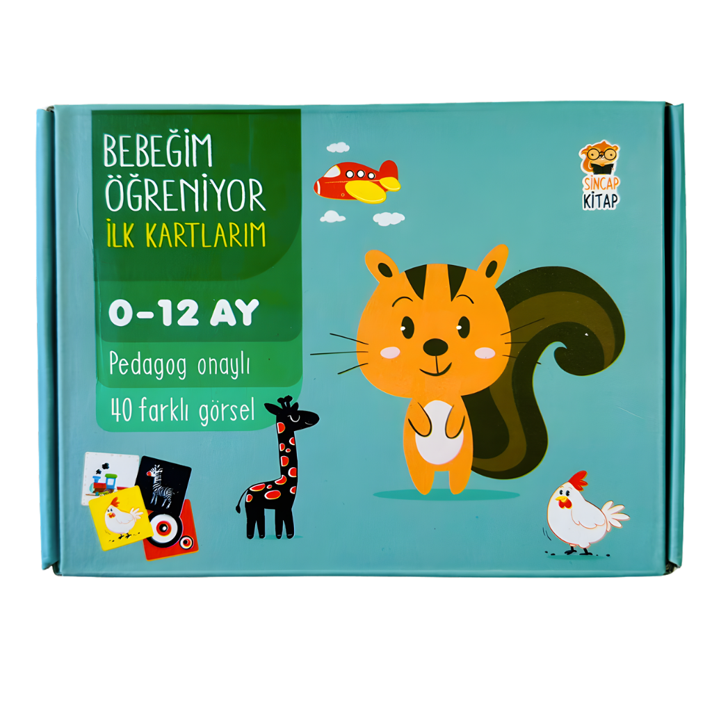 Sincap Kitap Bebeğim Öğreniyor İlk Kartlarım (0-12 Ay)