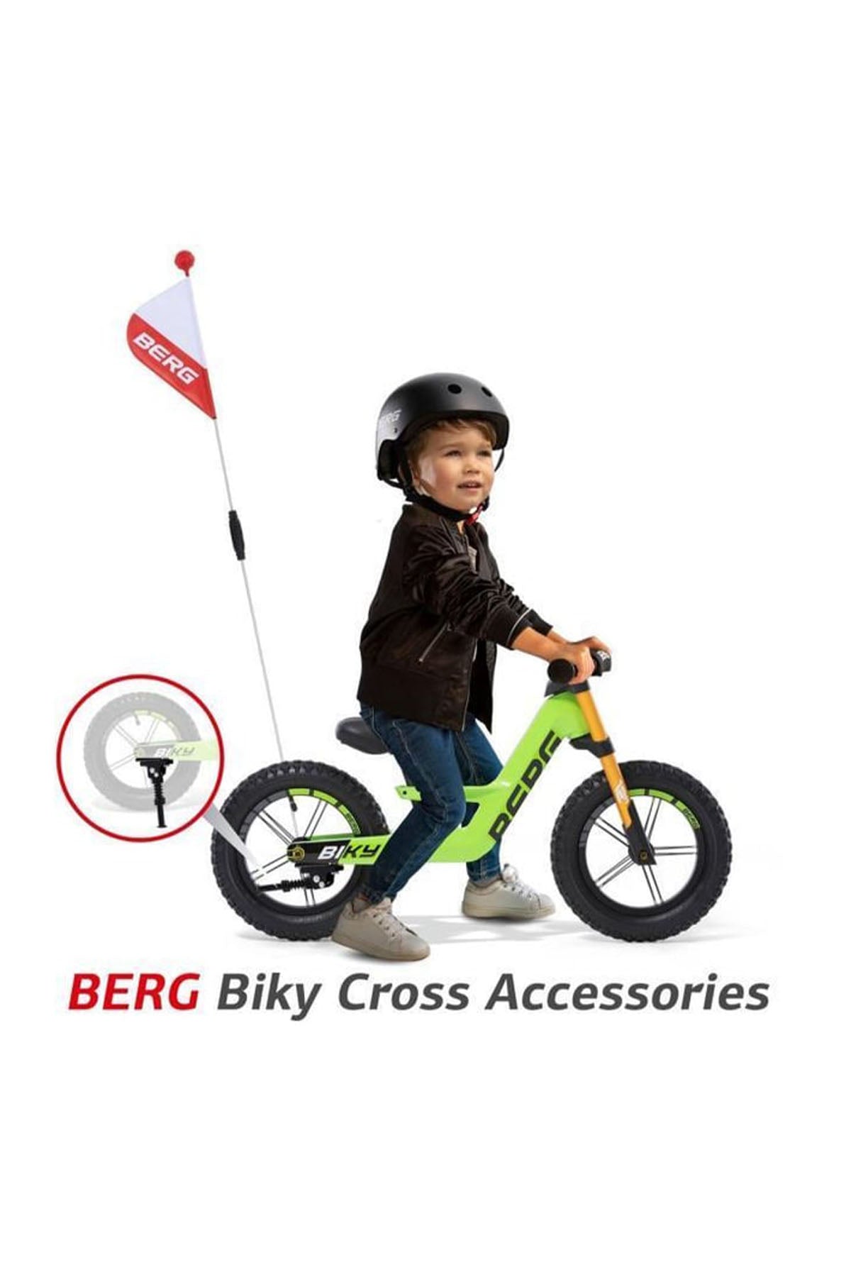 Berg Bikey Cross Denge Bisikleti Yeşil