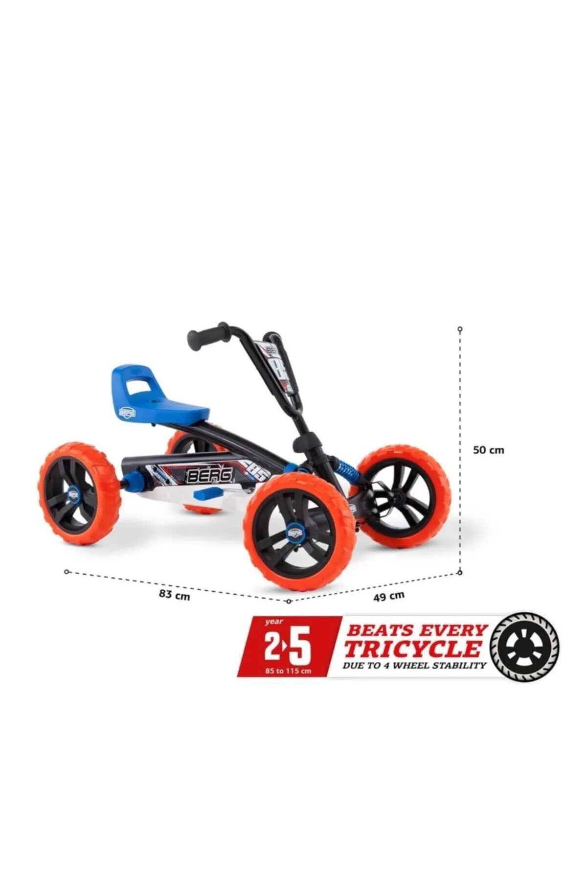 Berg Buzzy Nitro 4 Tekerlekli Pedallı Go Kart