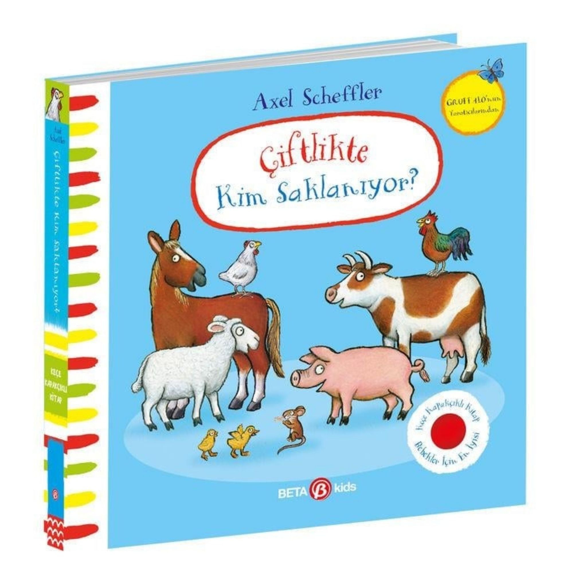 Beta Kids Çiftlikte Kim Saklanıyor Keçe Kapakçıklı Kitap