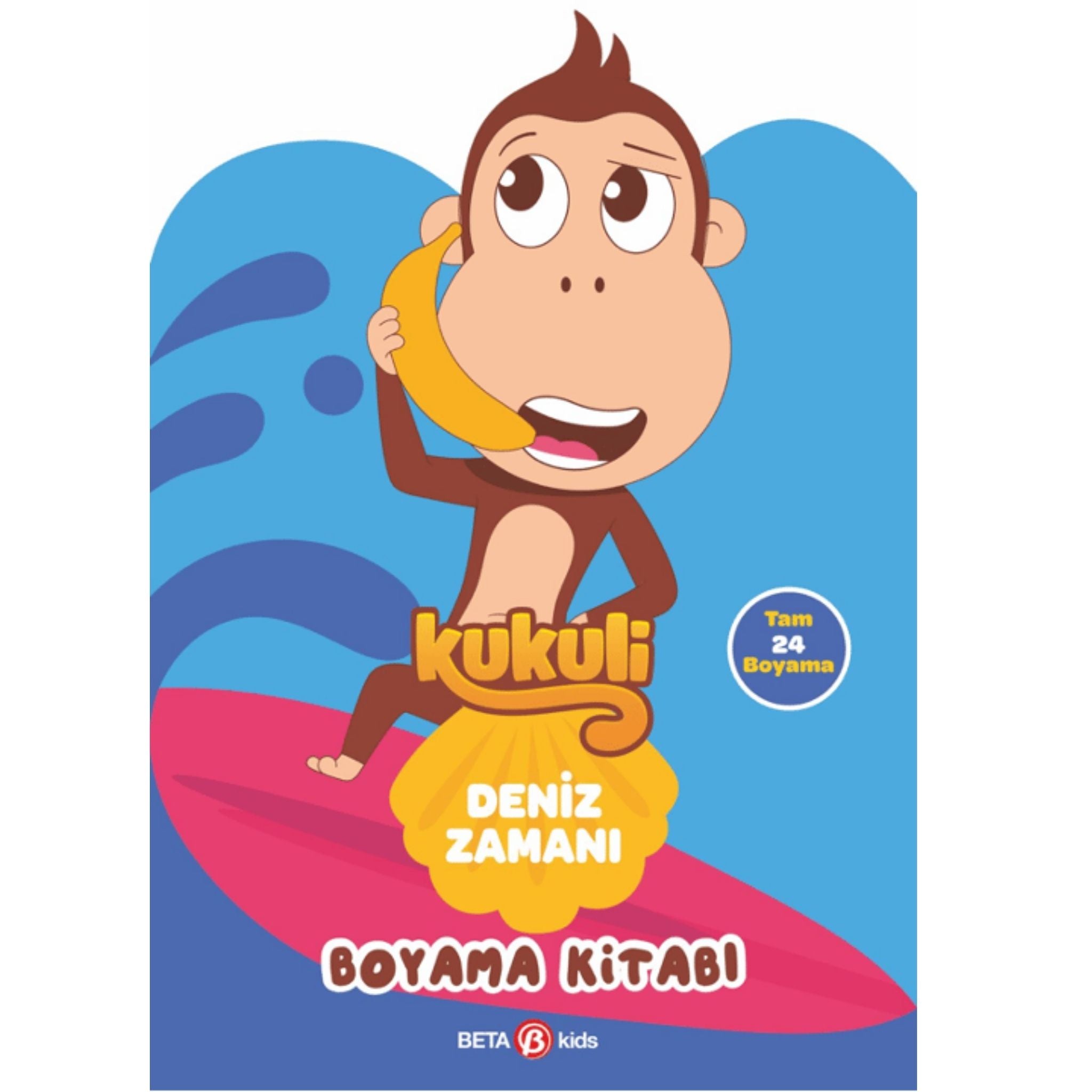 Beta Kids Kukuli Deniz Zamanı Boyama Kitabı