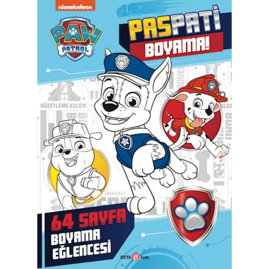 Beta Kids Paw Patrol Paspati Boyama Kitabı