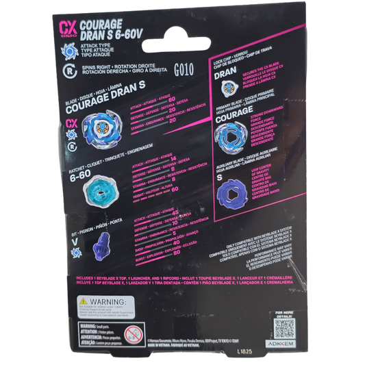 Beyblade 1’li Set CX C. Dran S 6-60V