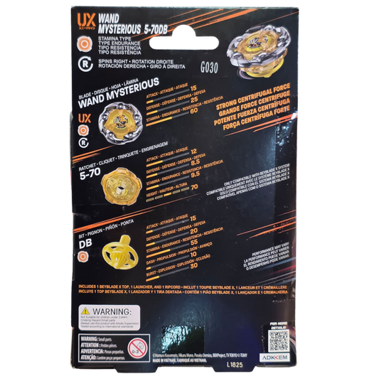 Beyblade 1’li Set UX W. Wizard Wand Mysterious 5-70DB