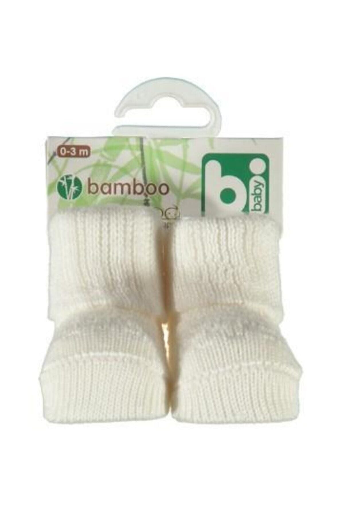 BİBABY BAMBU JAKARLI BEBE ÇORAP