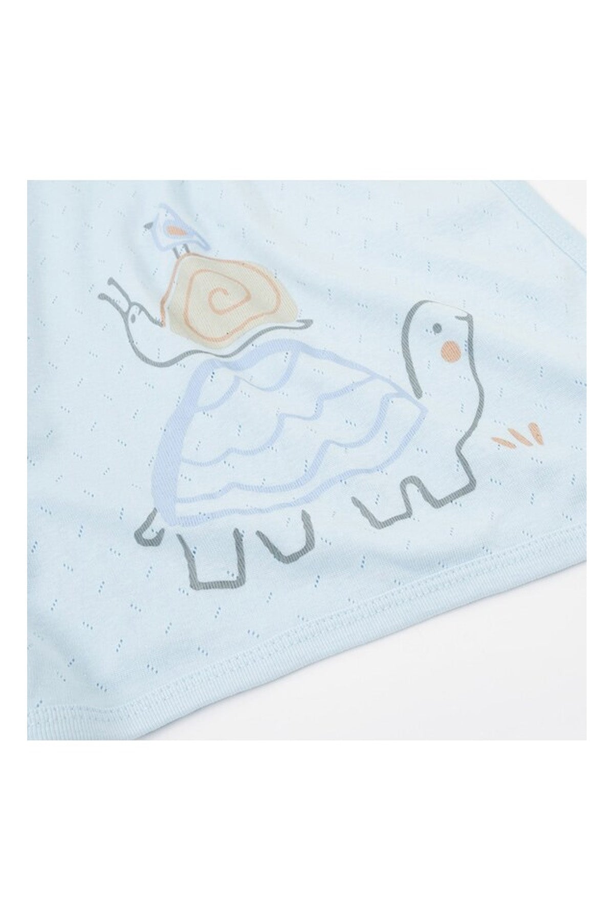 Bibaby Turtle Blues Battaniye 85x90 Cm