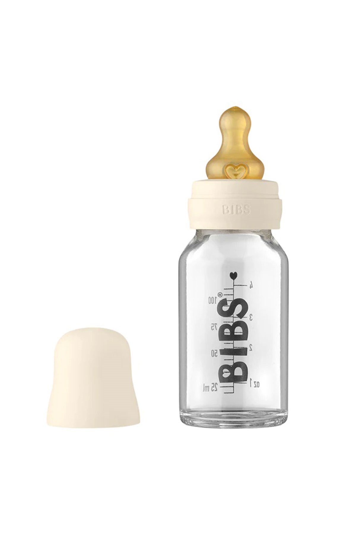 Bibs Baby Bottle Complete Set 100 ML - Ivory