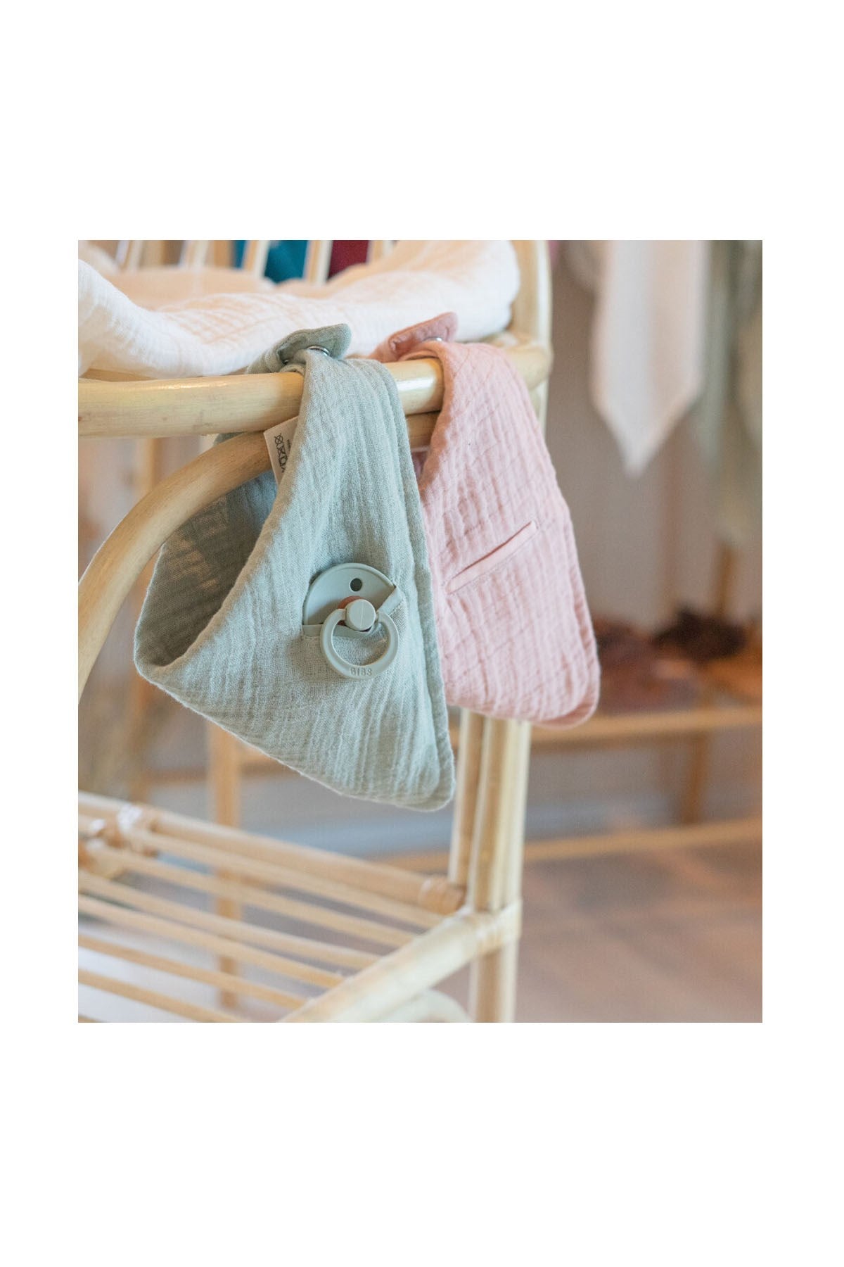 Bibs Bandana Sage - Welcome Baby