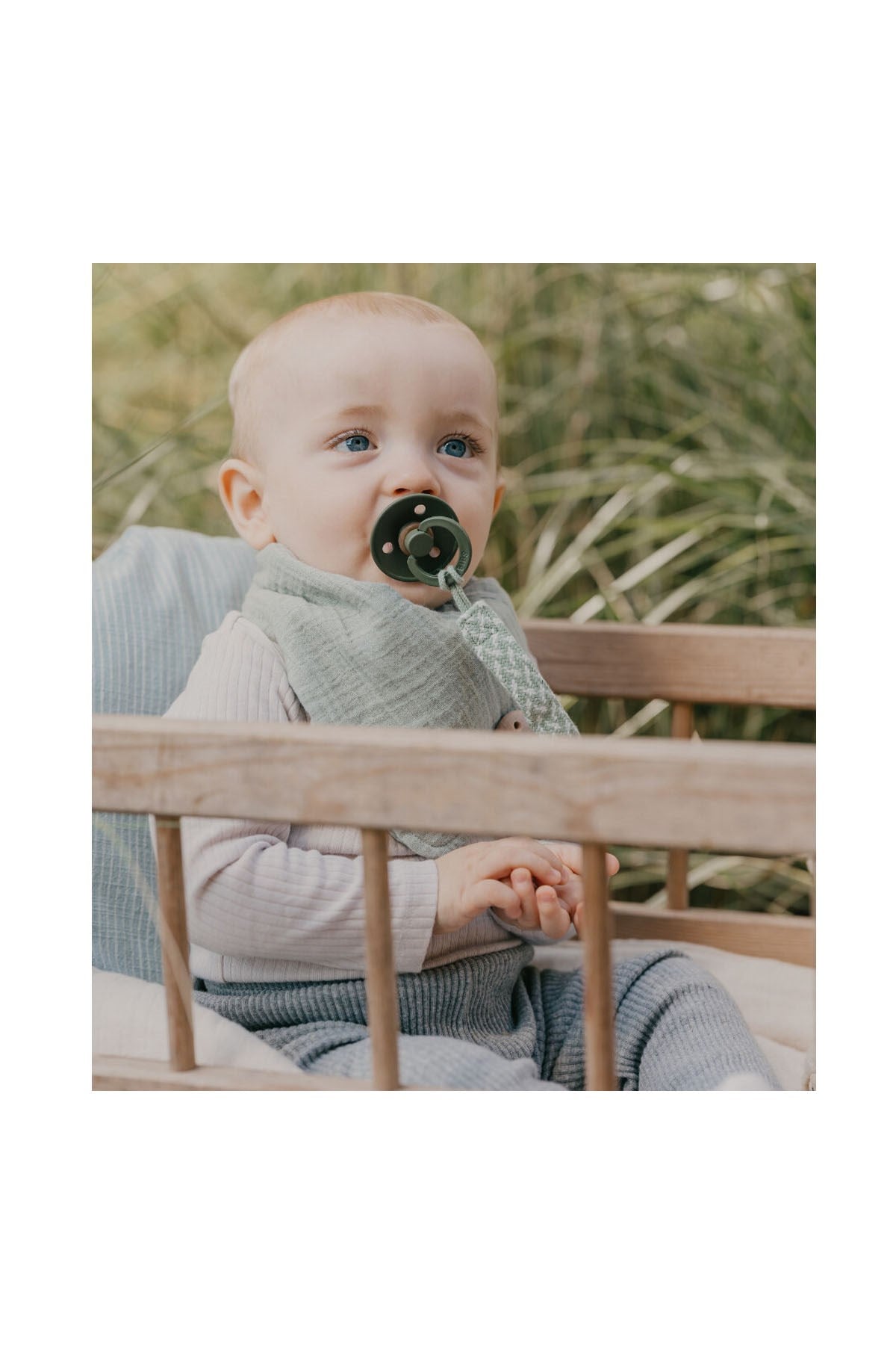Bibs Bandana Sage - Welcome Baby