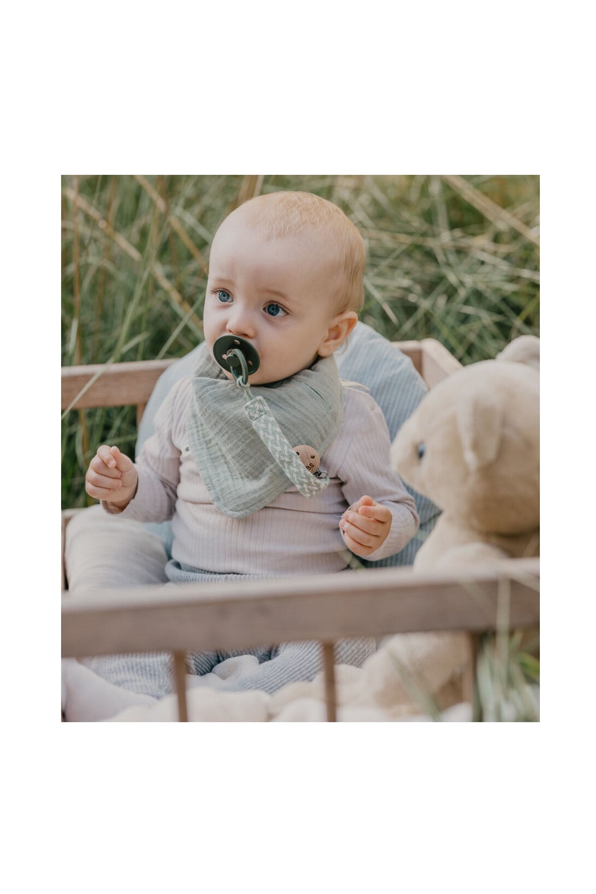 Bibs Bandana Sage - Welcome Baby