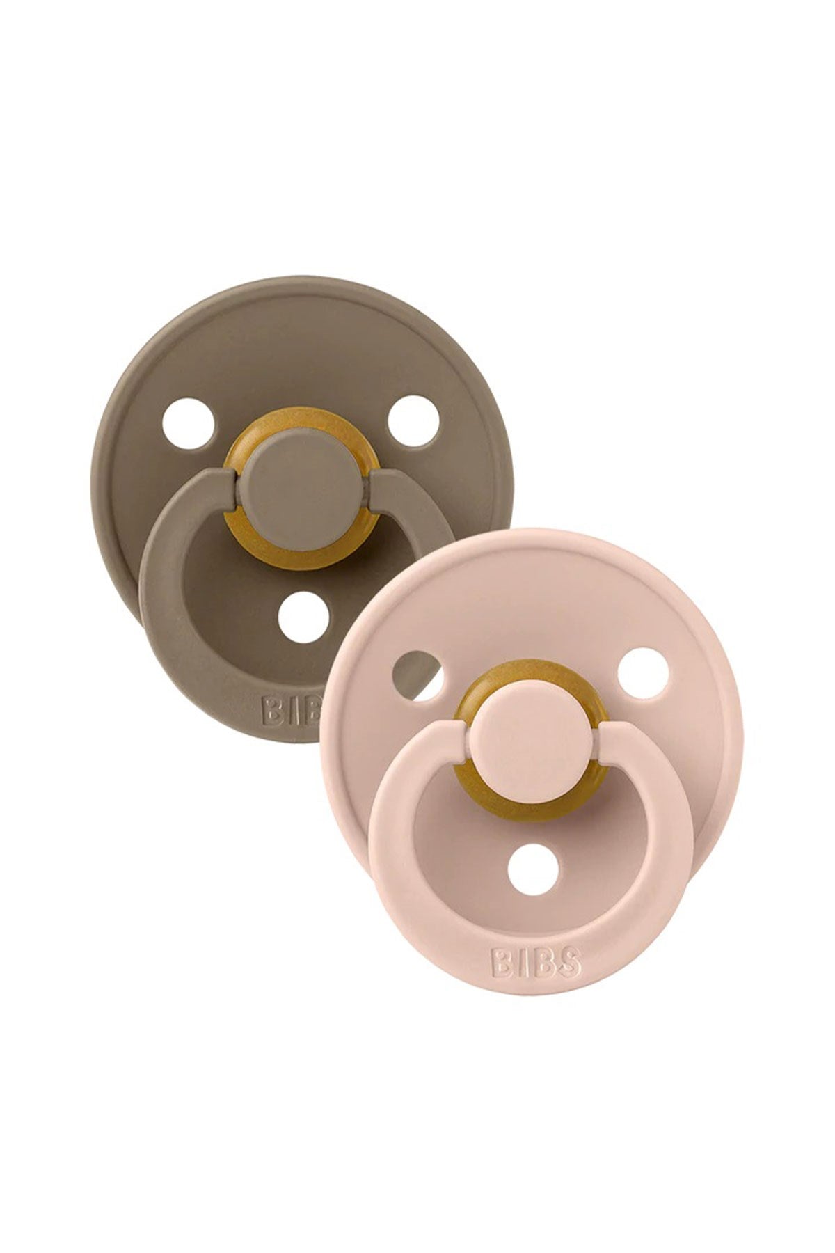 Bibs Colour 2'li Kauçuk Emzik Dark Oak / Blush No:1 - Welcome Baby