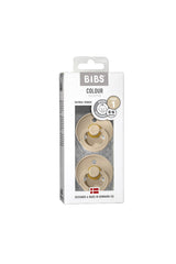 Bibs Colour 2'li Kauçuk Emzik Vanilla / Vanilla No:1