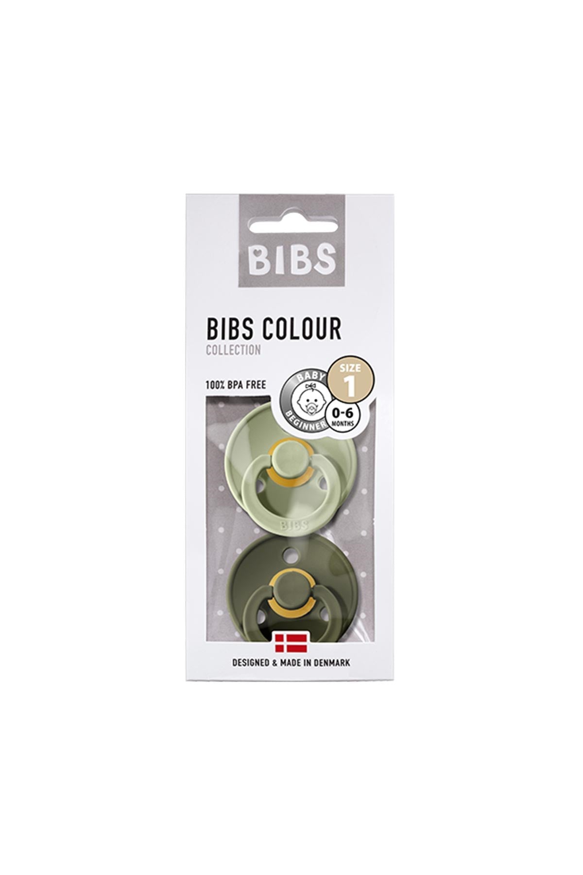 Bibs Colour Emzik 2li - Dark Sage/Huntergreen No:2 Latex