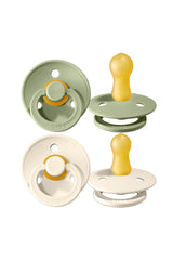 Bibs Colour Emzik 2'li Sage / Ivory No:2 Latex - Welcome Baby