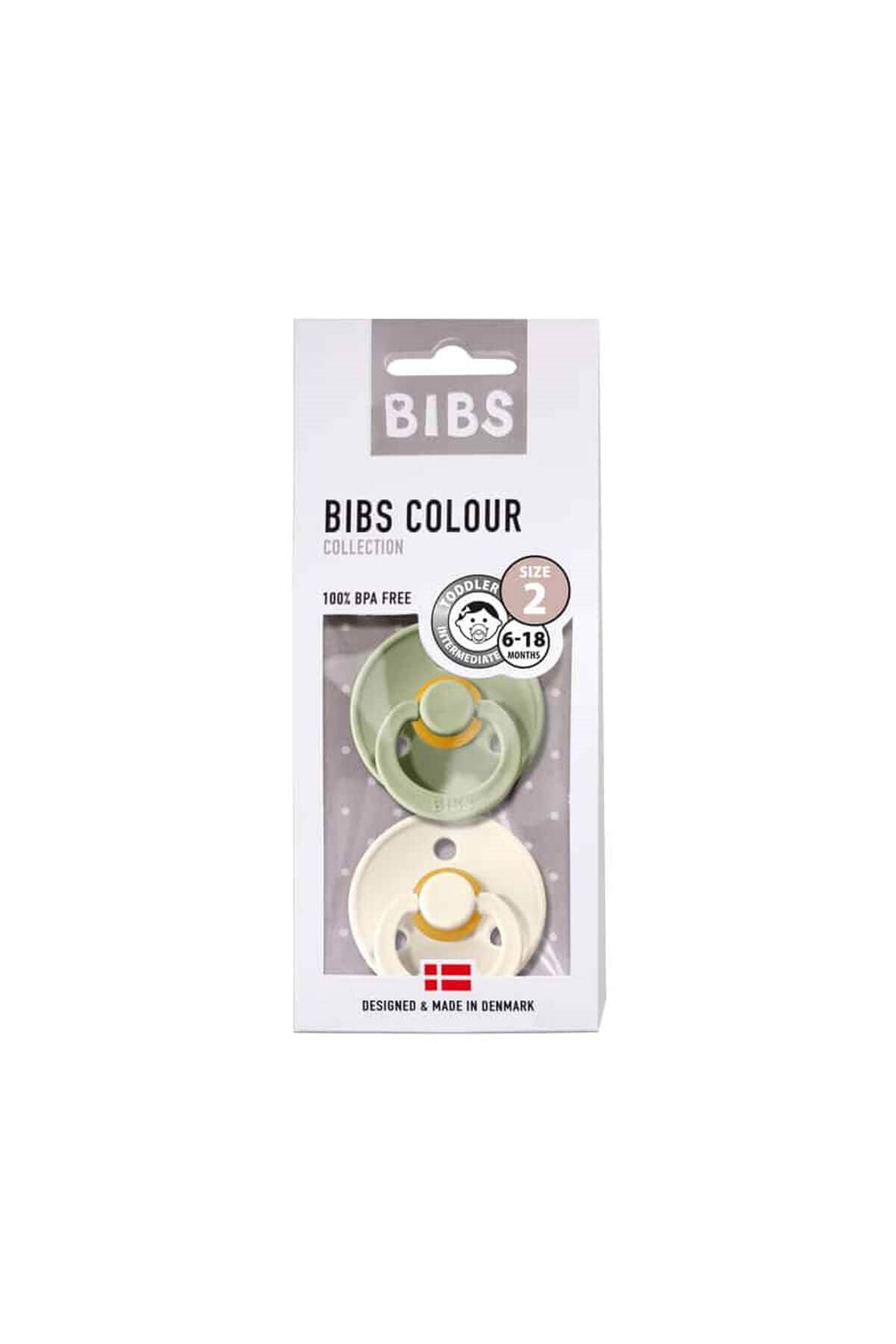 Bibs Colour Emzik 2li - Sage / Ivory No:2 Latex