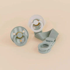 Bibs Colour Kauçuk Emzik Askılı Hediye Set Sage