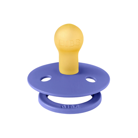 Bibs Colour Round Single Kauçuk Emzik Grape No:2