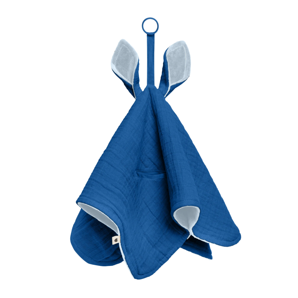 Bibs Cuddle Cloth Kangaroo Cornflower
