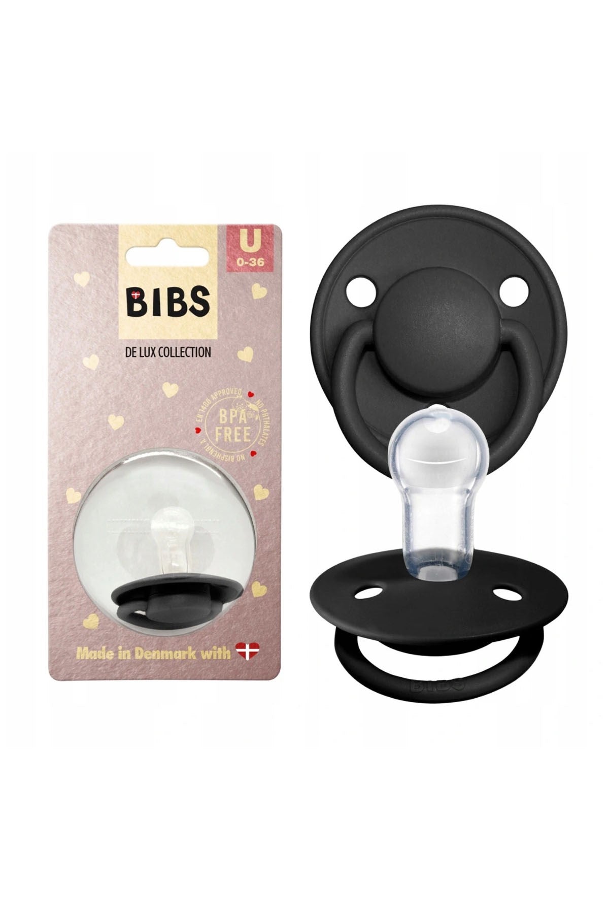 Bibs De Lux Silikon Emzik Black