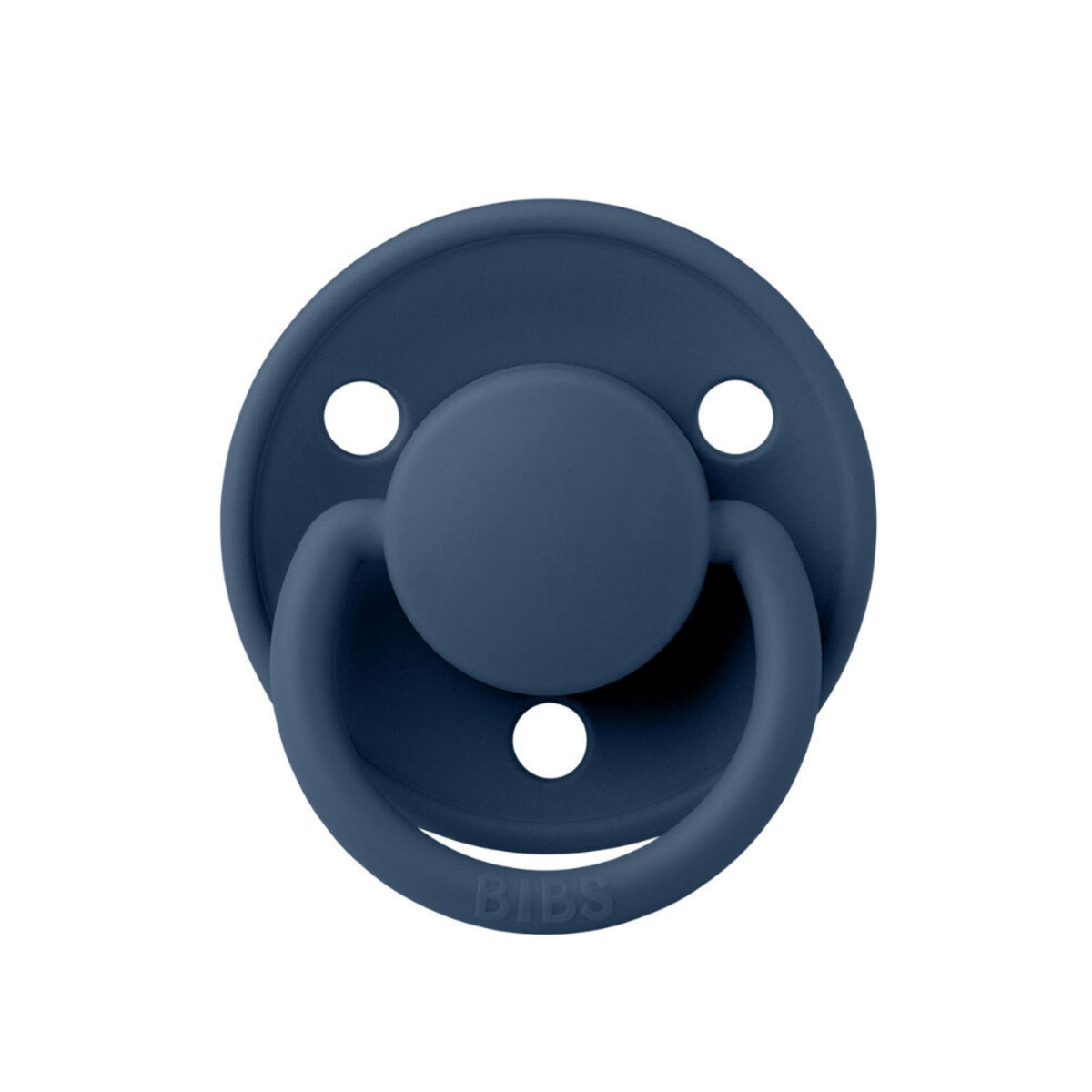 Bibs De Lux Silikon Emzik Steel Blue 0-36 Ay - Welcome Baby