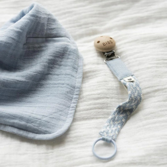Bibs Paci Brain Emzik Askısı Baby Blue