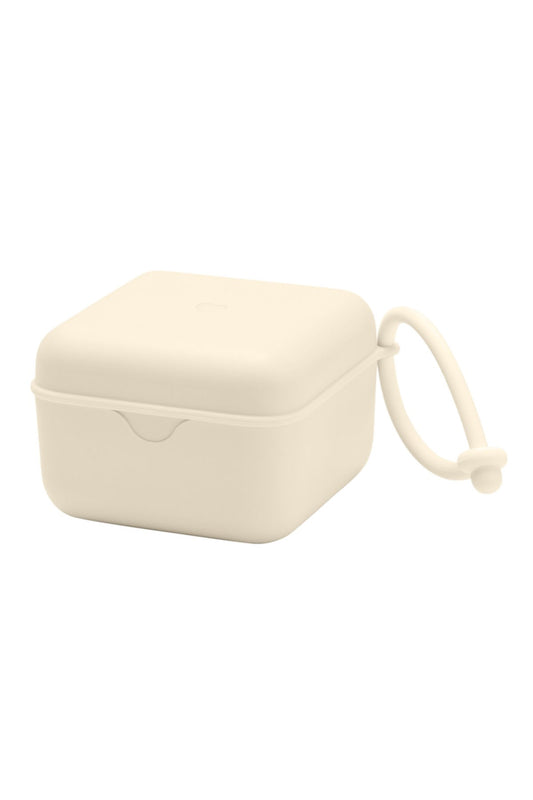 Bibs Pacifier Box Emzik Kutusu-Ivory - Welcome Baby