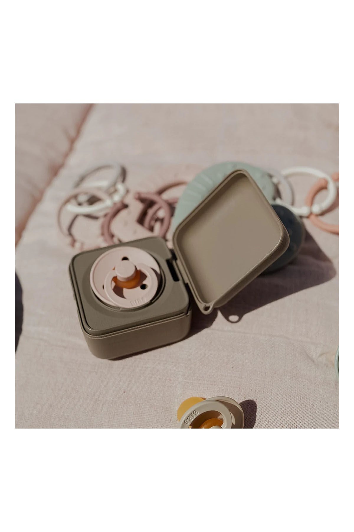 Bibs Pacifier Box Emzik Kutusu-Petrol