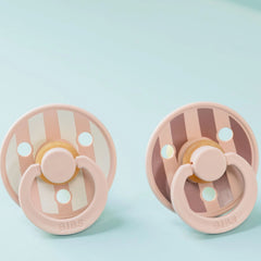 Bibs Studio Colour Block Kauçuk Emzik Blush Ivory No 2