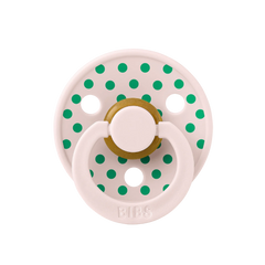 Bibs Studio Colour Round Kauçuk Emzik Polka Small Petal Cactus No:2