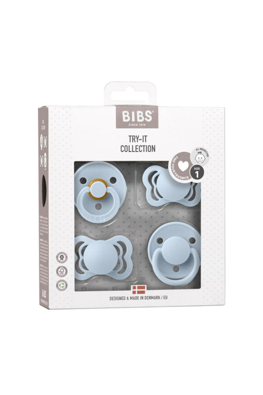 Bibs Try-it Box Baby Blue - Welcome Baby