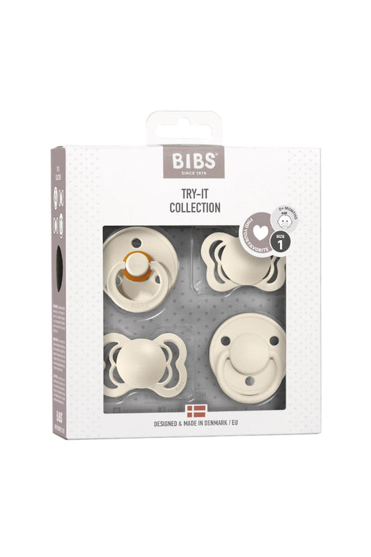 Bibs Try It Emzik Seti-Ivory - Welcome Baby