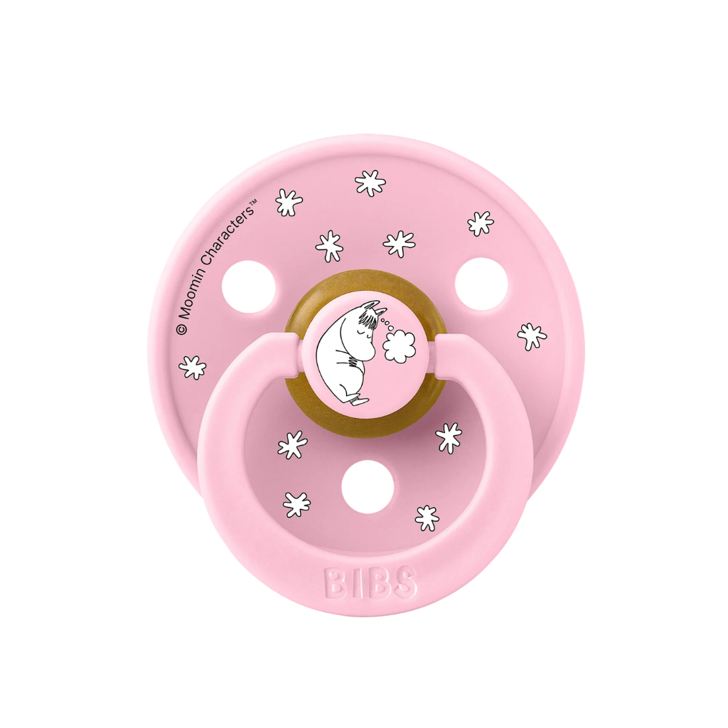 Bibs x Moomin Kauçuk Emzik Dreaming Baby Pink No:1