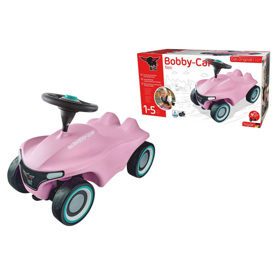 Big Bobby Car Neo 4 Tekerlekli Bingit Araba Pembe