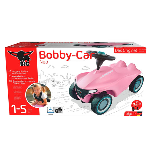 Big Bobby Car Neo 4 Tekerlekli Bingit Araba Pembe