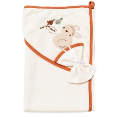 Biorganic Cool Lines Bunny Silgi Bebek Havlusu 85x90cm