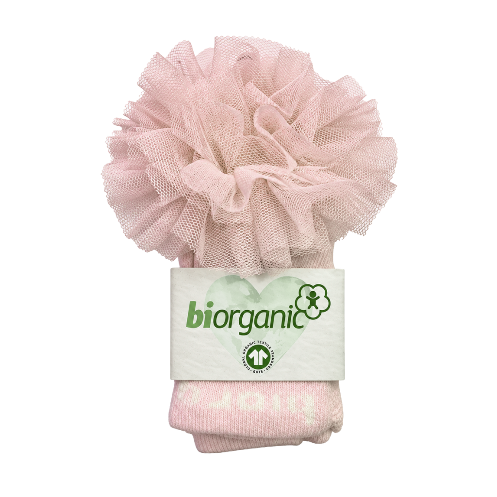 Biorganic Jakarlı Dantelli Külotlu Çorap