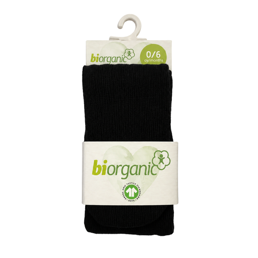 Biorganic Klasik Düz Siyah Külotlu Çorap