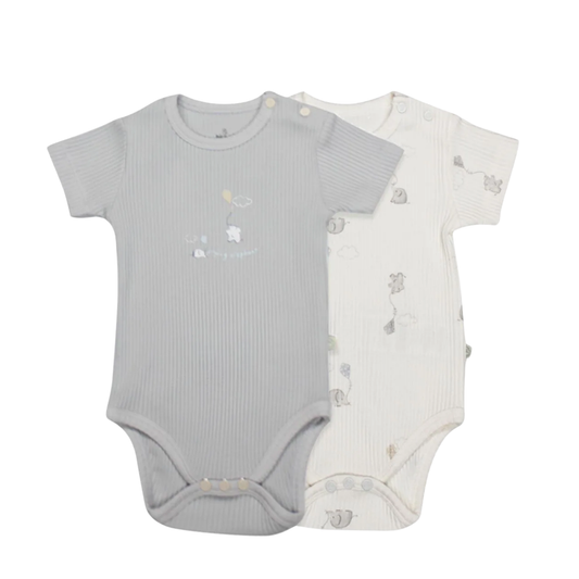 Bistyle 2'li Body Kısa Kol Flying Elephant