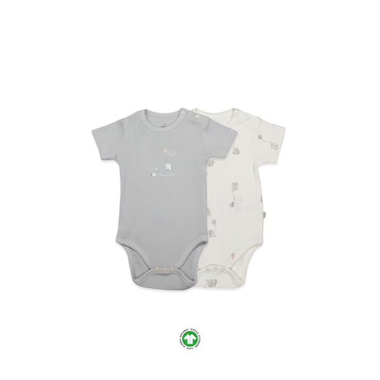 Bistyle 2'li Body Kısa Kol Flying Elephant