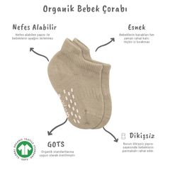 Bistyle 2’li Penye Sneakers Kaymaz Taban Çorap