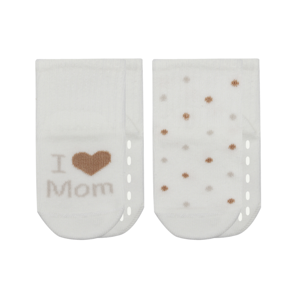 Bistyle 2’li Penye Soket Kaymaz Puan Mom Çorap