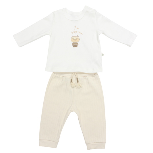 Bistyle 2'li Takım Baby Racoon Bej Ekru