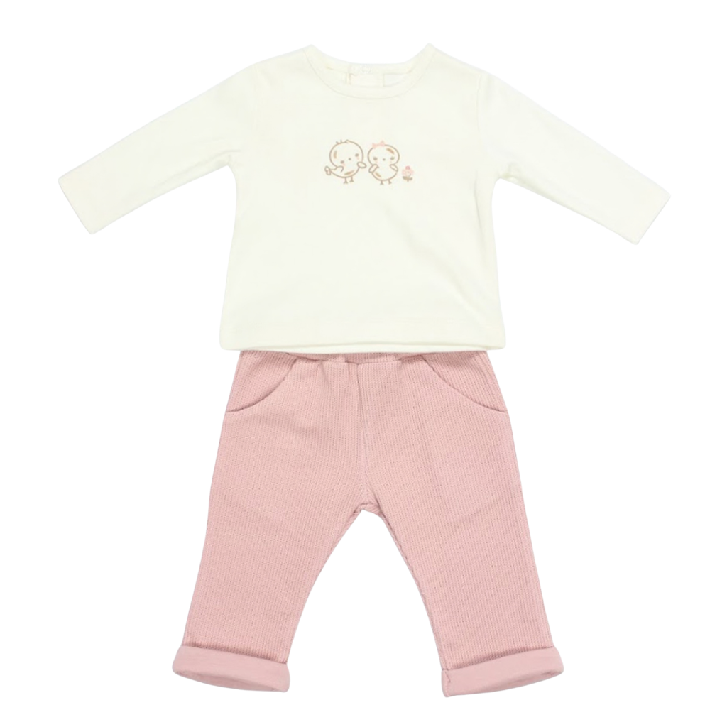 Bistyle 2'li Takım Family Bird Ekru Mint Bej